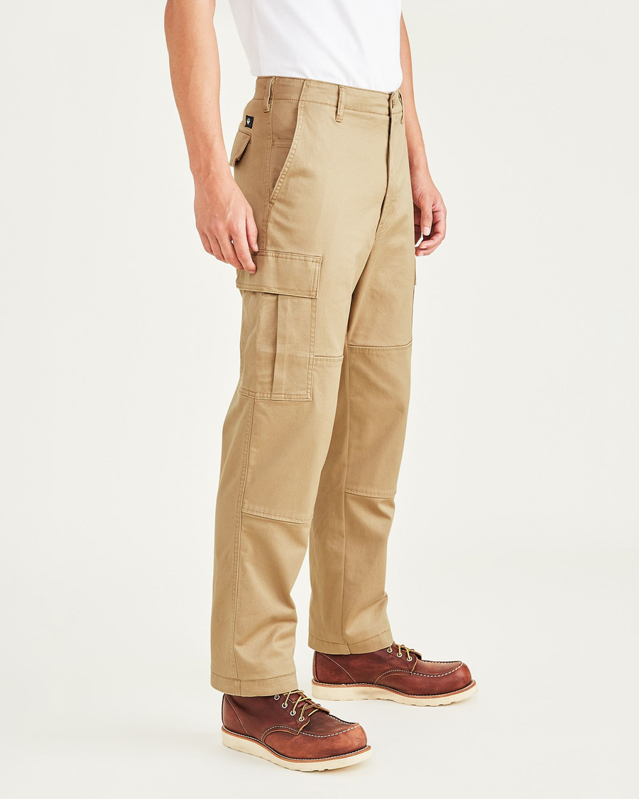 Buy Grey Matty Linen Lycra Mens Cargo Pants Online | Tistabene - Tistabene